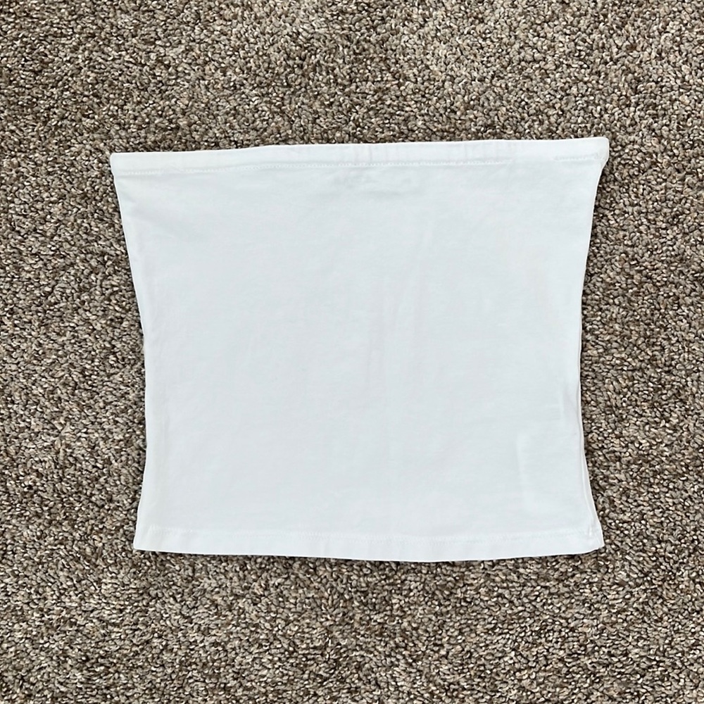 NA-KD White Tube Top Strapless Top XXS